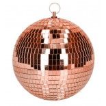 Boule à facettes 20cm à suspendre, Rose Gold