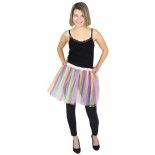 Party Pro 3332022, Tutu ballerine pastel multicolore adulte