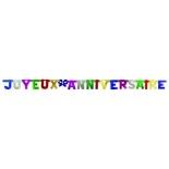 P'TIT Clown re33333 - Guirlande Joyeux Anniversaire carton multicolore