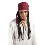 P'TIT Clown re34750 - Perruque pirate avec dreadlocks et foulard