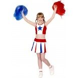 Déguisement Pompom girl 128cm LUXE, 5-7 ans