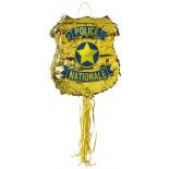 Party Pro 40119037, PINATA Badge Police doré
