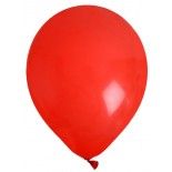 Sachet de 8 ballons latex 23cm unis, Rouge