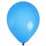 Sachet de 8 ballons latex 23cm unis, Bleu