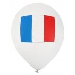 Sachet de 8 ballons latex 23cm FRANCE