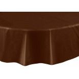 Nappe plastique RONDE Ø, Chocolat