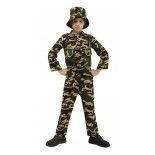 P'TIT Clown re66325 - Déguisement enfant soldat militaire taille 10/12 ans