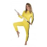 P'TIT Clown re66433 - Déguisement adulte Kung-fu jaune femme taille S/M