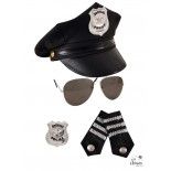 P'TIT Clown re66644 - Set Accessoires déguisement Policier