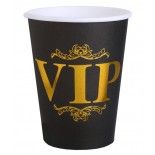 Sachet de 10 Gobelets VIP, couronné métal