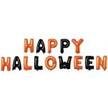 Ballons alu lettres Happy Halloween 30 cm