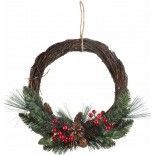 Grande Couronne Forêt de Noël Ø 32cm