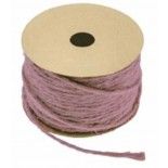 Chaks 80288-07, Corde fine naturelle colorée 1,5mm x 20m, Parme