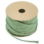 Chaks 80288-34, Corde fine naturelle colorée 1,5mm x 20m, Vert pastel