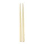 Chaks 80294-01, Set de 2 bougies Flambeau 30cm, ivoire