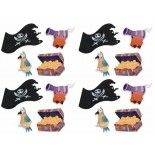 Chaks 81008, Sachet de 16 confettis de table Pirate (avec coffre...)