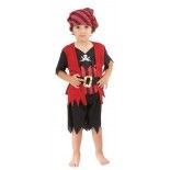 P'TIT Clown re82694 - Costume baby pirate, 92/104 cm