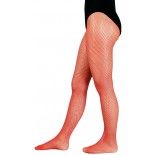 Chaks 84 250751 2, Collants résille adulte S/M (36/40), Rouge