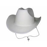 Chapeau Cowboy blanc