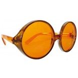 Grandes Lunettes hippie ORANGES