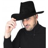 Chapeau Buffalo luxe noir