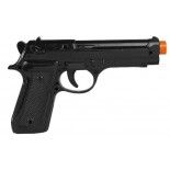 Pistolet automatique noir en plastique