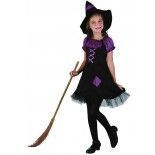 Party Pro 8728120946, Costume sorcière violette 4-6 ans