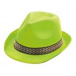 Party Pro 87340, Chapeau borsalino polyester vert