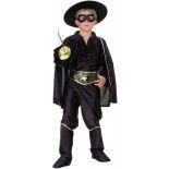 P'TIT Clown re88126 - Costume enfant luxe bandit masqué, L 10/12 ans