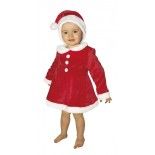 P'TIT Clown re88431 - Déguisement de Mère Noël enfant 92 cm