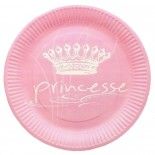 Sachet de 10 Assiettes Princesse 22,7cm