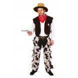 P'TIT Clown re89254 - Costume adulte luxe cow,boy, taille S/M
