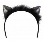 Serre-tête black Cat irisé