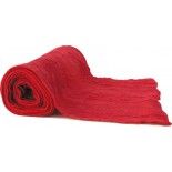 Party Pro 908317, Chemin de table voile de coton 30 cm x 3 mètres Rouge