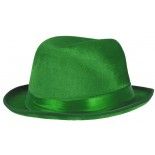 Chapeau melon feutre Saint Patrick vert