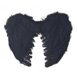 P'TIT Clown re91122 - Ailes d'ange en plumes 40 x 32 cm, noir