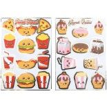 Party Pro 913650, Stickers Junk Food x 25
