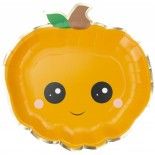 Sachet de 8 Assiettes citrouilles sweety Halloween 23 cm