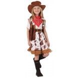P'TIT Clown re98537 - Costume cow girl, taille M 7/9 ans