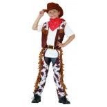 P'TIT Clown re98634 - Costume enfant cow boy, M 7/9 ans