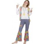 P'TIT Clown re99696 - Déguisement femme hippie taille L/XL