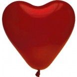 Lot de 8 ballons COEUR 35cm bordeaux