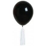 Kit de 6 Ballons Pompons ® blanc/NOIR