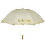 Parapluie Vive Les Mariès 1m (Ø 130cm) ivoire