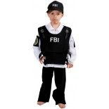 Chaks C4084116, Déguisement Agent FBI 4-6 ans