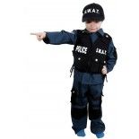 Chaks C4086104, Déguisement Agent SWAT 3-4 ans