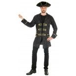 Chaks C4268L, Veste Pirate longue luxe adulte, Homme taille L