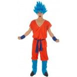 Chaks C4378S, Déguisement Goku Super Saiyan ® adulte, taille S