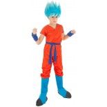 Chaks C4378116, Déguisement Goku Super Saiyan 116cm, 4-6 ans