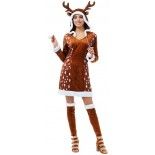 Chaks C4535M, Déguisement Biche Lady Deer adulte, taille M